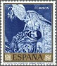 Spain 1961 El Greco 3 Ptas Blue Edifil 1337
